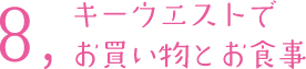 8.キーウエストでお買い物とお食事